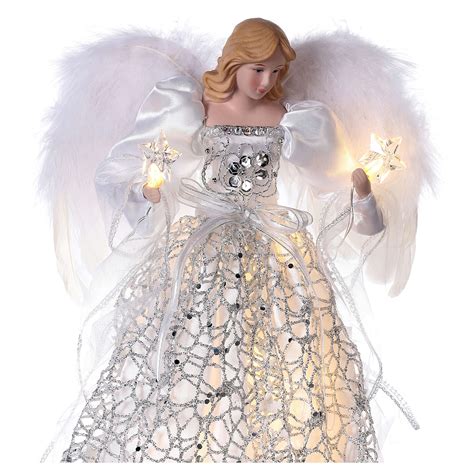 led tree topper angel|lighted angel tree topper small.